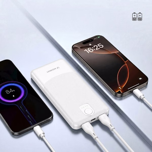 Wozinsky Wpower WPBBK-3 10000 mAh 10W akupank, 2x USB-A 2A, valge