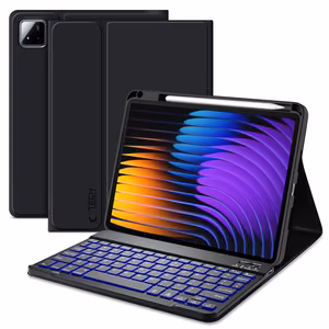 Tech-Protect SC Pen + Keyboard Ümbris jaoks Xiaomi Pad 7 / 7 Pro - Must