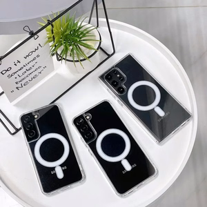 Acrylic Magsafe Ümbris jaoks Samsung Galaxy S24 läbipaistev