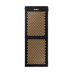 Rebel Active XXL akupressuurimatt padjaga, 130 x 50 cm, kuldsed ogad