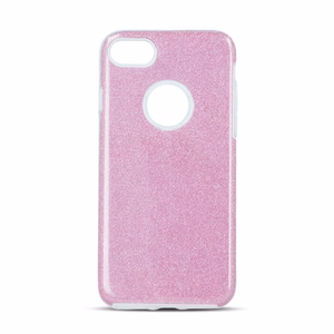 Glitter 3in1 ümbris jaoks iPhone 7 / 8 / SE 2020 / SE 2022 roosa