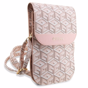 Guess käekott GUWBHGCFSEP roosa GCube Stripe
