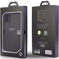 Audi Carbon Fiber iPhone 11 / Xr 6.1" must/must hardcase AU-TPUPCIP11-R8/D2-BK