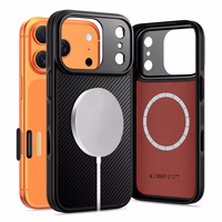 Tech-Protect Kevlar Aramid MagSafe ümbris jaoks iPhone 17 Pro Max - must