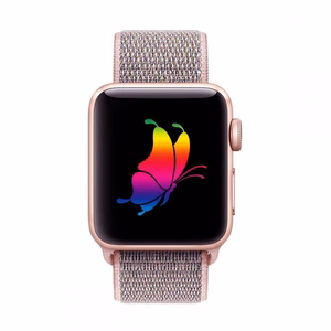 TECH-PROTECT NYLON APPLE WATCH 4 / 5 / 6 / 7 / 8 / 9 / SE (38 / 40 / 41 MM) ROOSA LIIVA