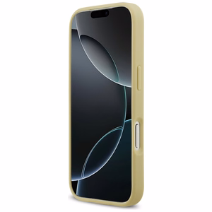 Guess Rhinestone Triangle Logo iPhone 17 Pro Ümbris - Kuldne