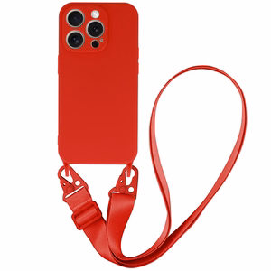 Strap Silicone Ümbris jaoks Iphone 12 Pro design 2 punane