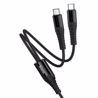 Kaabel 2in1 USB C to USB C+C Hoco 1 m X123 must
