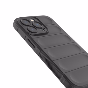 Magic Shield ümbris iPhone 13 Pro Maxi paindlikuks soomustatud ümbris tumesinine