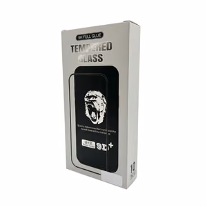 9D Gorilla karastatud kaitseklaas Apple iPhone 17 Pro jaoks, must (10 tk komplekt)