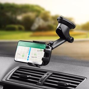 Car phone hoidja Forcell F-Grip Carbon Bracket mounting arm windshield / dashboard must