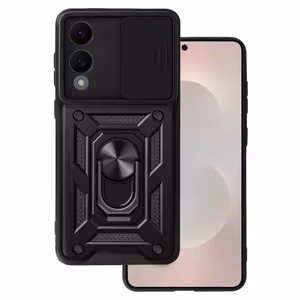 Slide Camera Armor Ümbris jaoks Samsung Galaxy S25 Edge Must