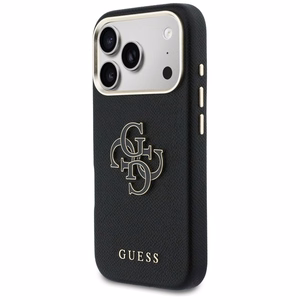 Guess FW vaigust logo ümbris iPhone 17 Pro Max jaoks - must