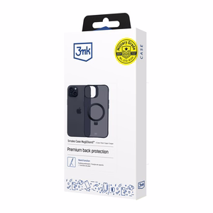 3mk Smoke Ümbris Mag&Stand jaoks Apple iPhone 15 plus - must