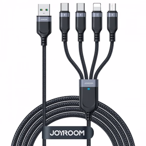 USB Kaabel Joyroom 4in1 / S-A18 must 120cm