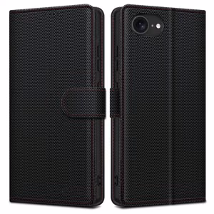 TECH-PROTECT WALLET RS IPHONE 16E BLACK/RED Tech-Protect Wallet ümbris jaoks iPhone 16e - must