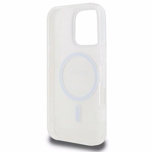 DKNY Repeat Texture Pattern & Stripe MagSafe iPhone 16 Pro Ümbris - Roosa