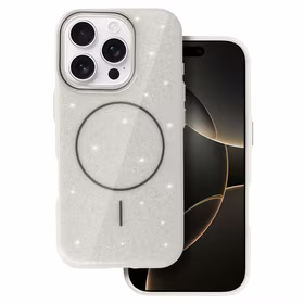 Magsafe Slim Shiny jaoks Iphone 13 Pro Max hõbedane