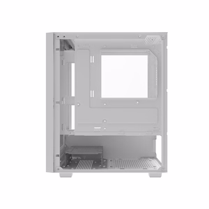 Darkflash M305 arvutikorpus ilma ventilaatoriteta (valge)