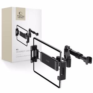 Tech-Protect V1 Telescopic Car Headrest Phone Hoidja - must