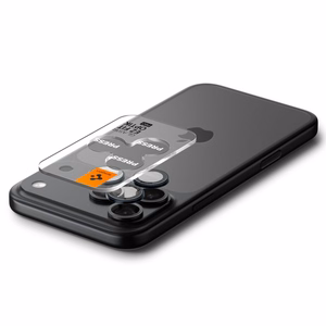 Spigen Optik.tR EZ Fit защита камеры для iPhone 14 Pro / Pro Max / 15 Pro / Pro Max - Titanium Blue 2 шт.