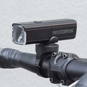 Rockbros 24610002001 eesmine jalgrattatuli 1000 lm + USB-C - USB-A kaabel - must