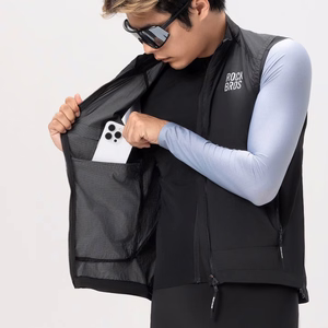 Rockbros YDMJ003 Windproof Vest Spring/Autumn Size XXL - Black