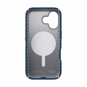 Speck Presidio2 Grip MagSafe ümbris seadmele iPhone 17, Deep Sea / Silver Metallic värvitoonis