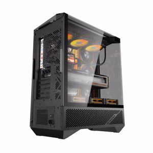 Darkflash DY460 computer ümbris (Must) + 4 ARGB fans