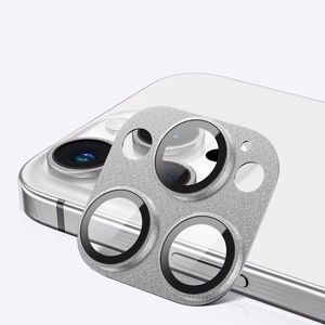 AmazingThing Aviation-Grade Alloy Tempered Glass Lens for iPhone 16 Pro / 16 Pro Max Camera Lens - Gray