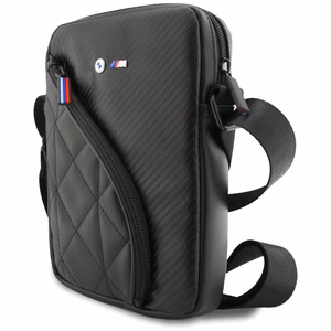 BMW Carbon Pockets & Metal Logo 8" Tablet Bag - must