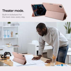 Spigen Urban Fit Ümbris jaoks iPad Pro 11" 5 / 6 / 2024-2025 - Roosa