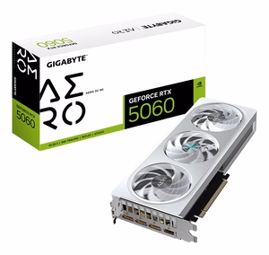 GIGABYTE GeForce RTX 5060 AERO OC 8G Videokaart - 8GB GDDR7