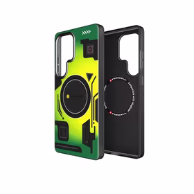 Ümbris jaoks Samsung S25 ULTRA Forcell F-Protect Levels Dual Layer 4D technology compatible with Magsafe Military Drop-Test cyber roheline