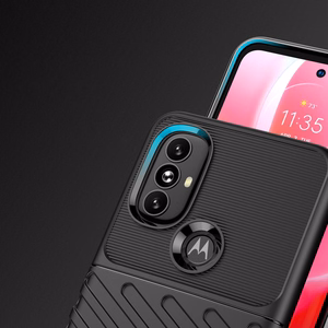 Thunder Case paindlik soomustatud kate Motorola Moto G Power 2022 must