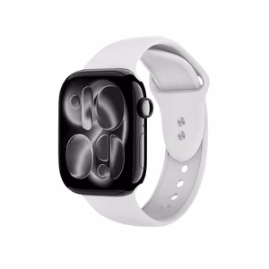 Crong Liquid Apple Watch rihm, 44/45/46/49 mm, valge