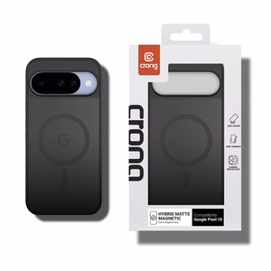 Crong Hybrid Matte Magnetic MagSafe ümbris seadmele Google Pixel 10, must