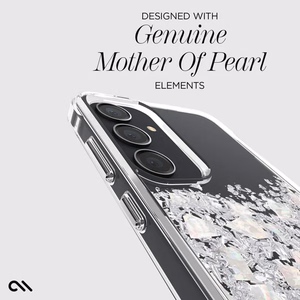 Case-Mate Karat pärlmutrikaunistusega ümbris seadmele Samsung Galaxy S24+, A Touch of Pearl värvitoonis