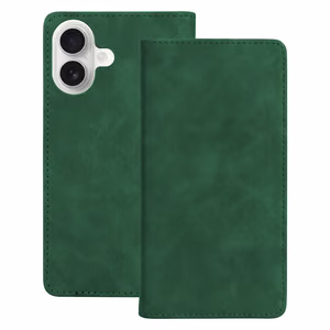 Smart Suede ümbris mudelile iPhone 17 6,3", roheline