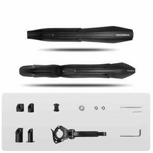 Rockbros FK-880 eesmine ja tagumine jalgratta poritiivad 24" jalgratastele - mustad
