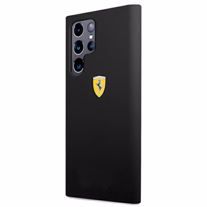 Ferrari FESSIHCS22LBK S22 Ultra S908 чёрный/чёрный жёсткий чехол On Track Silicone