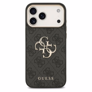 GUESS ümbris jaoks IPHONE 17 Pro Max GUHCP17X4GMGCGR (PU W/ Big 4G Classic Logo) kuldne must