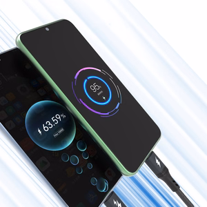 Dudao L3E 3в1 60W Кабель MicroUSB USB-C Lightning 1.2m - чёрный