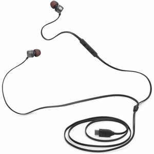 JBL Tune 310C Black Wired Headphones