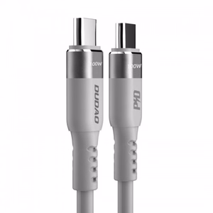 USB Cable Dudao "LC5MAX" Grey "Type-C / Type-C" 100cm