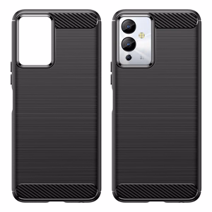Carbon Ümbris ümbris jaoks Infinix Note 12i flexible silicone carbon cover must