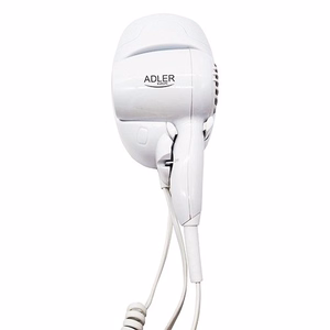 Adler AD 2252 – hotelli- ja basseiniföön, 1600 W, 2 temperatuuriastet, valge