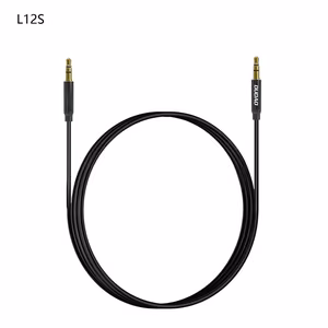Dudao L12S AUX kaabel mini jack 3.5mm 1m 3-pole stereo - must
