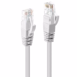 Lindy CAT6 U/UTP võrgukaabel 0.5m valge