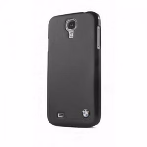 BMW Faceplate ümbris Samsung Galaxy S4 jaoks - must